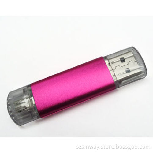 OTG USB Flash Drive, 1GB-32GB, with Customized Color